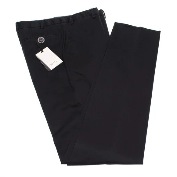 Hiltl NWT Dayne Chinos / Casual Pants Size 34 US Contemporary Fit in Dark Blue